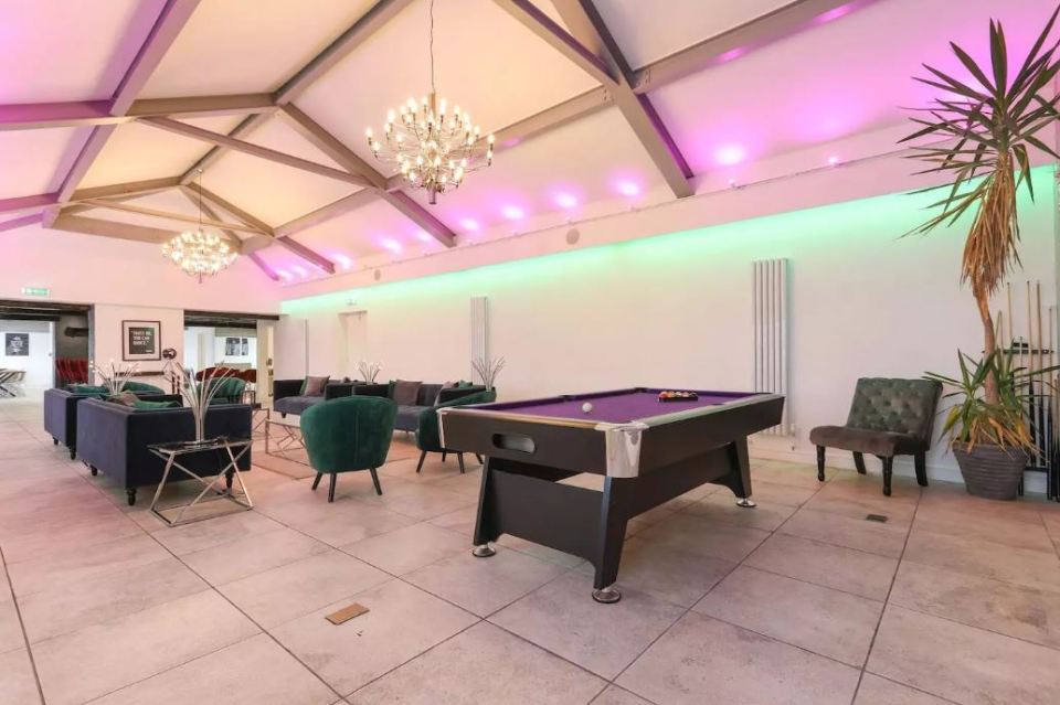 Stays start from £70 per person, based on 22 people booking to rent the party house