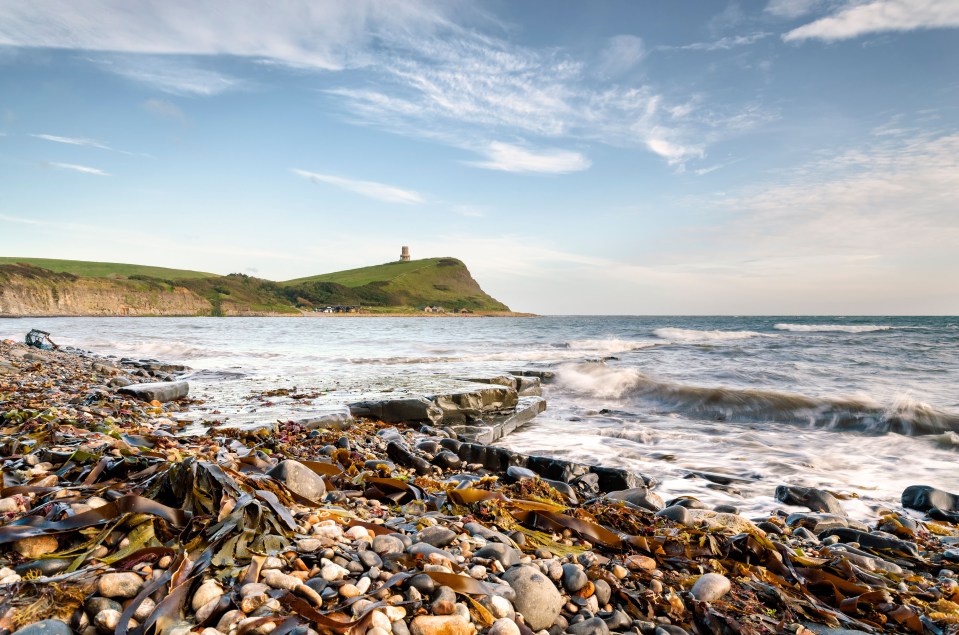 Kimmeridge Bay is a popular fossil-hunting spot