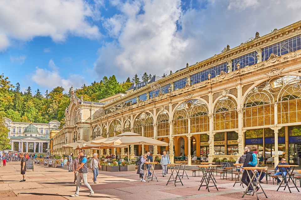 The serene spa town of Marianske Lazne is deep in the Bohemian forest