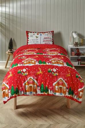 Santas Workshop Duvet Set is selling online for just £2.49