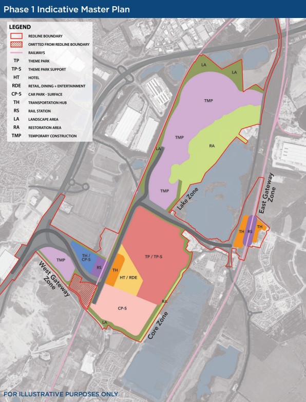 Universal Studios has published a proposal online, including a map of the park