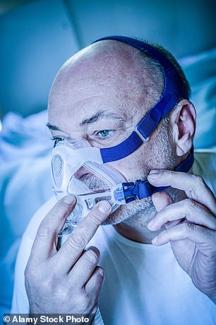 A continuous positive airway pressure (CPAP) machine releases pressurised air to keep your airways open while you sleep