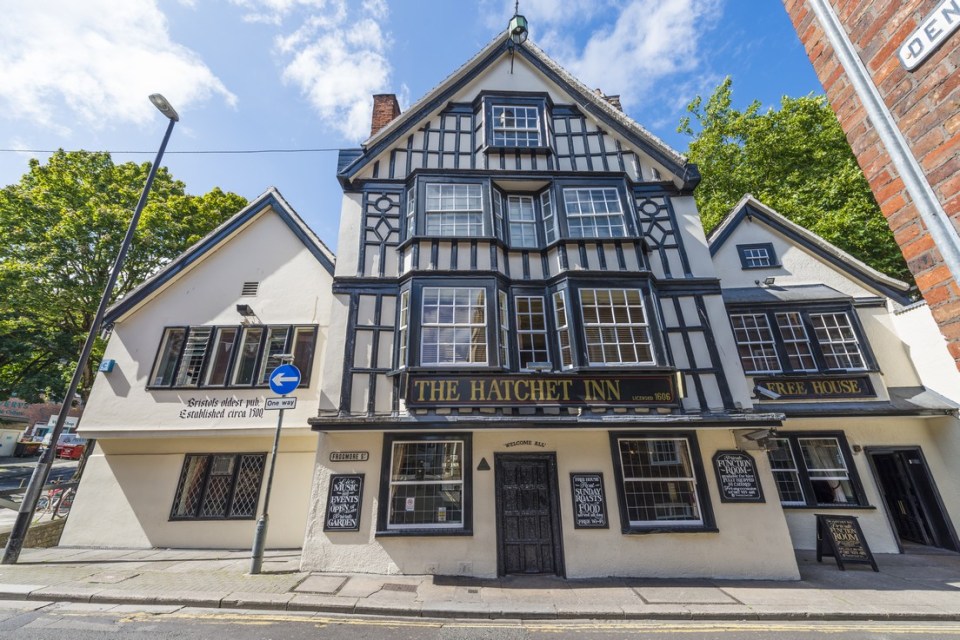 Bristol’s oldest drinking hole, The Hatchet Inn, is a spooky must visit