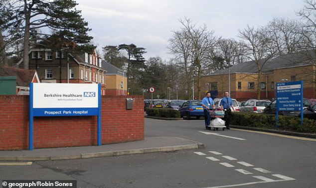 Abigail was moved to Prospect Park Hospital in Reading - a general adult psychiatric hospital (pictured)