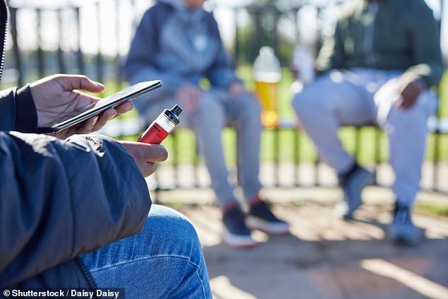 The devices, which come plastered in a rainbow of packaging in alluring candy-like flavours and pack the shelves of sweet shops are the most popular form of the device among young people due to being available for 'pocket money prices'