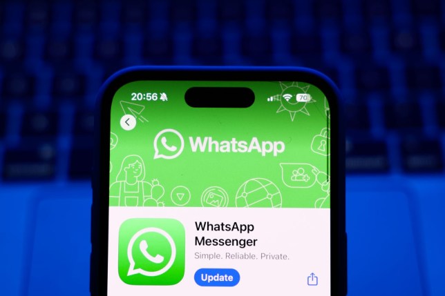 An image showing WhatsApp on the iPhone App Store.