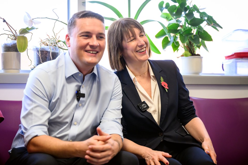 Rachel Reeves, pictured with Wes Streeting, will spend billions at tomorrow’s Budget freeing up two million extra NHS appointments