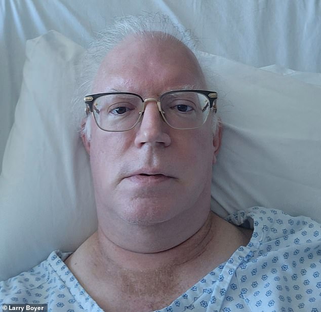 SIX MONTHS TO LIVE: Larry Boyer, 56, was diagnosed with an ultra-deadly cancer