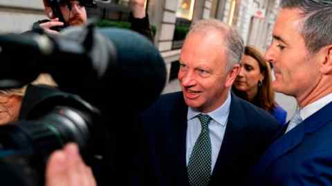 Post Office chief executive Nick Read arrives at the Horizon IT inquiry in London on Wednesday