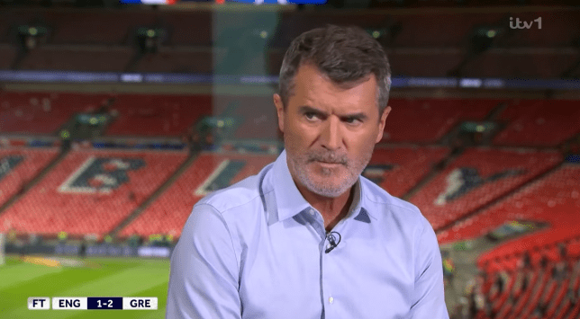 Roy Keane talking on ITV