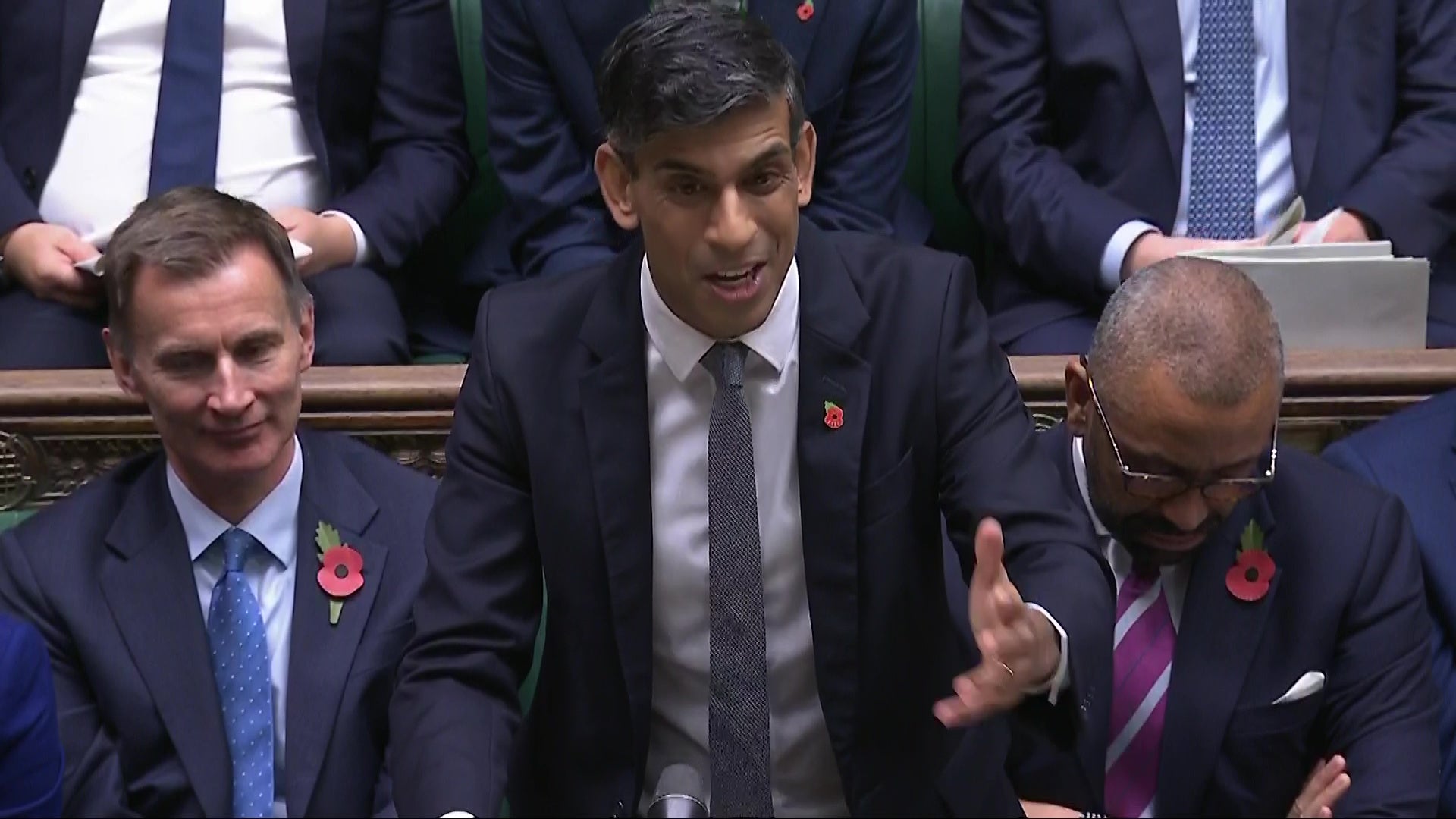 Outgoing Conservative Party leader Rishi Sunak accused the chancellor of ‘fiddling the figures’