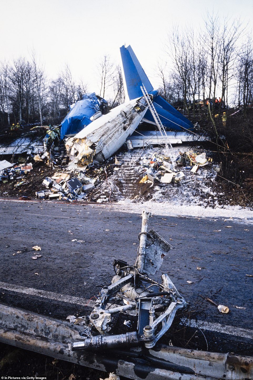 Of the 126 people aboard the passenger plane, 47 died and 74 sustained serious injuries. No motorists were injured and not one vehicle on the M1 damaged