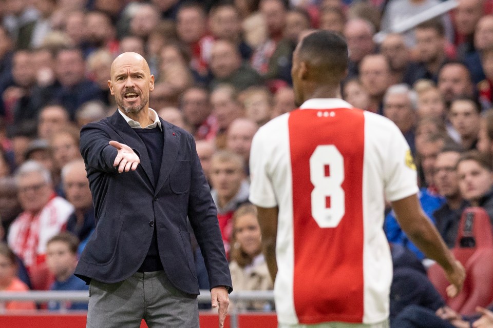 Ten Hag managed Ajax for four seasons before he joined Man United