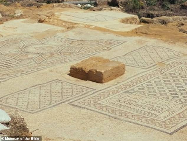 The mosaic was discovered while expanding a maximum-security prison located near the ancient city of Megiddo in the Jezreel Valley in 2005