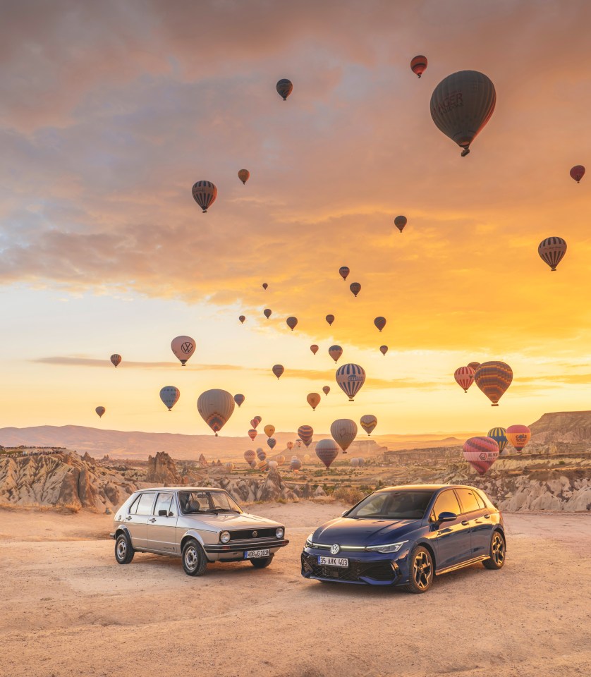 VW celebrated 50 years of Golf by heading to the hot air balloon festival in Cappadocia, Turkey