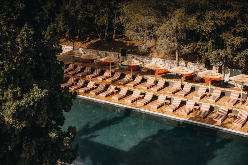 Laze by the beautiful pool at Cook’s Club Ialysos, Rhodes