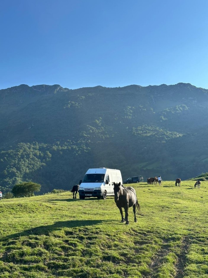 Harry loves the freedom of van life, he can travel when he wants, wherever he wants