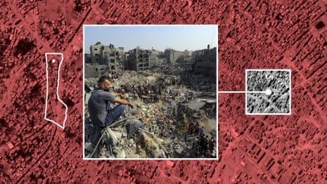 How Israeli forces destroyed Gaza's Jabaliya refugee camp – video analysis