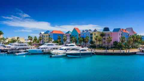 Paradise Island in Nassau, Bahamas.