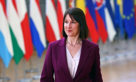 Britain’s Chancellor of the Exchequer Rachel Reeves attends the Eurozone finance ministers meeting in Brussels.