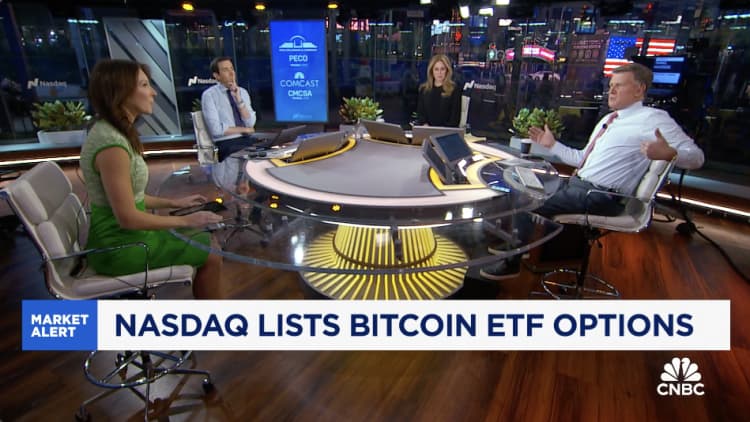 Bitcoin hits fresh record high after Nasdaq lists options on BlackRock's spot bitcoin ETF