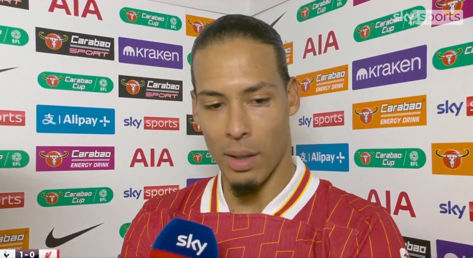 Virgil van Dijk reckons it's 'obvious' Bergvall deserved to be sent off