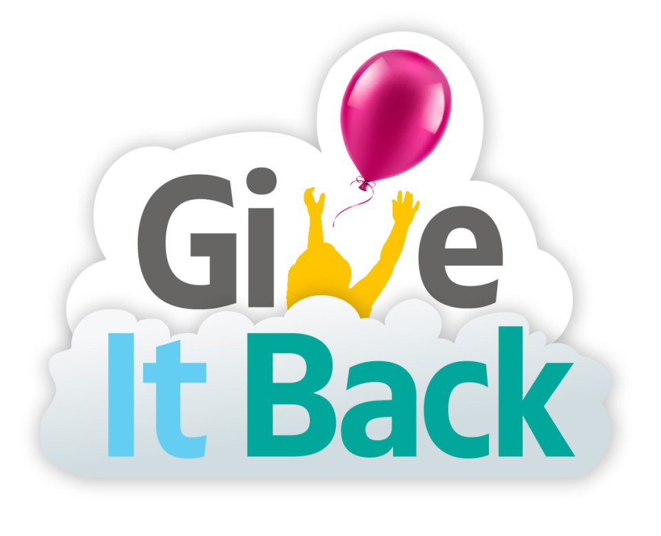 Illustration of the "Give It Back" campaign logo.