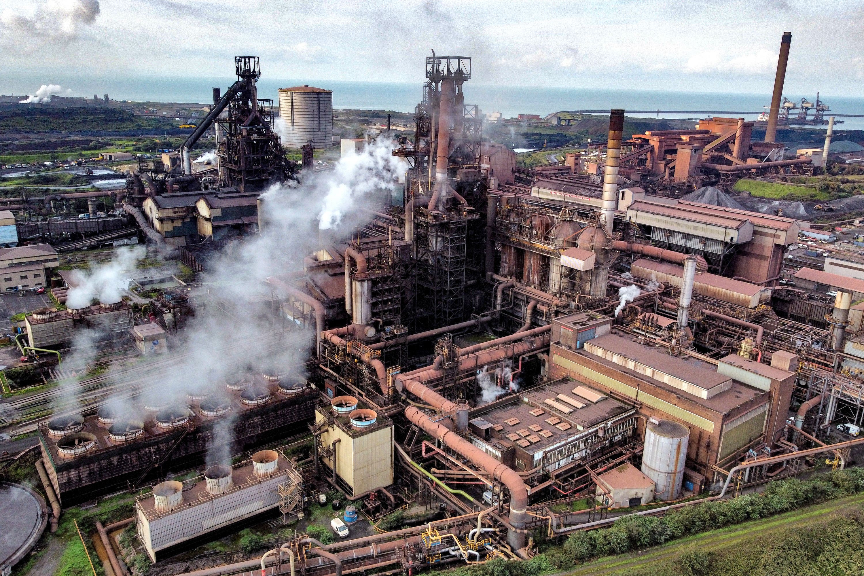 Tata Steel’s Port Talbot steelworks in south Wales, one of the UK’s two large primary steelmakers