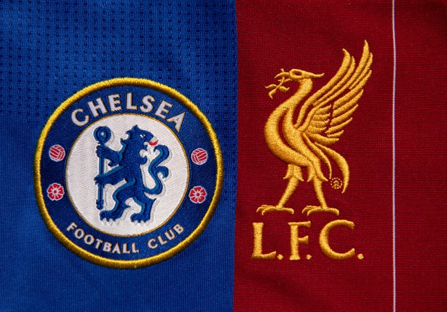 The Chelsea and Liverpool Club Crests