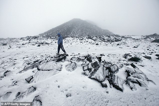 While experts have known of these volcanoes for years, researchers recently found that the interplay between volcanic activity and surface ice melting creates a 'positive feedback loop'