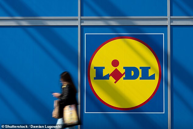 Bumper trade: Discount grocery chain Lidl revealed its sales grew by 7% year-on-year in the four weeks ending 24 December to over £1billion, a record for the festive season