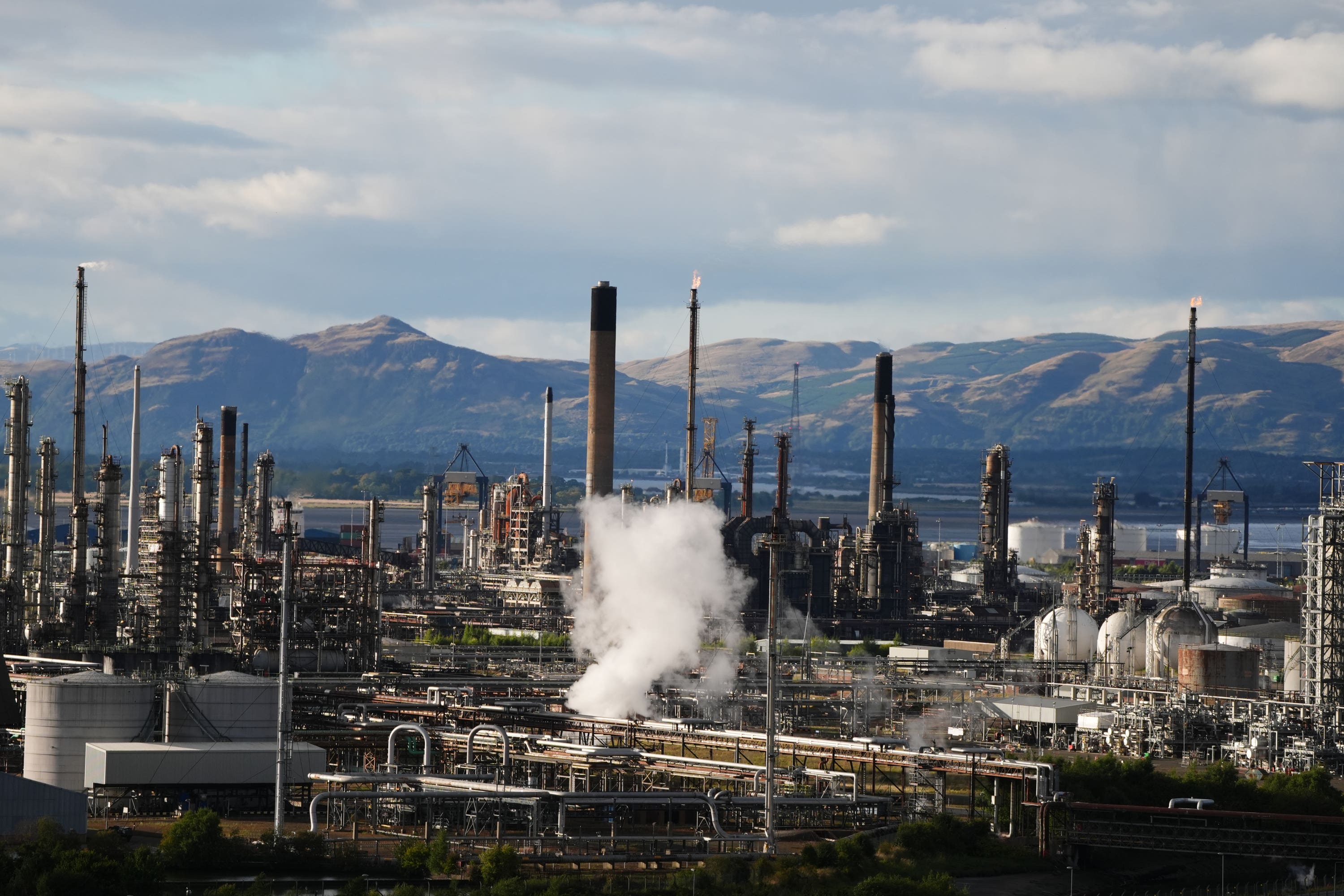 The Grangemouth oil refinery owned by Ineos is set to close this year