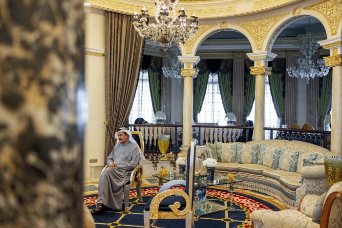 A photograph of Hussain Sajwani in his home in Dubai