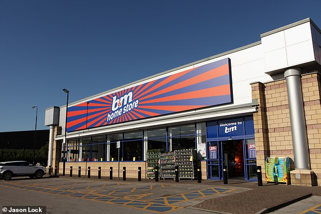 Downgrade: B&M has reduced its earnings outlook to a range of £605million and £625million