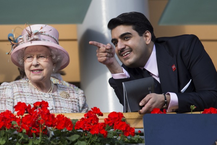 Queen Elizabeth II Stakes with Sheikh Hamad bin Abdullah Al-Thani in 2013