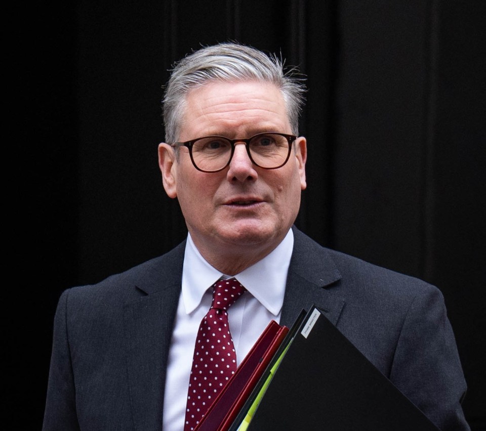 Prime Minister Keir Starmer leaving 10 Downing Street.