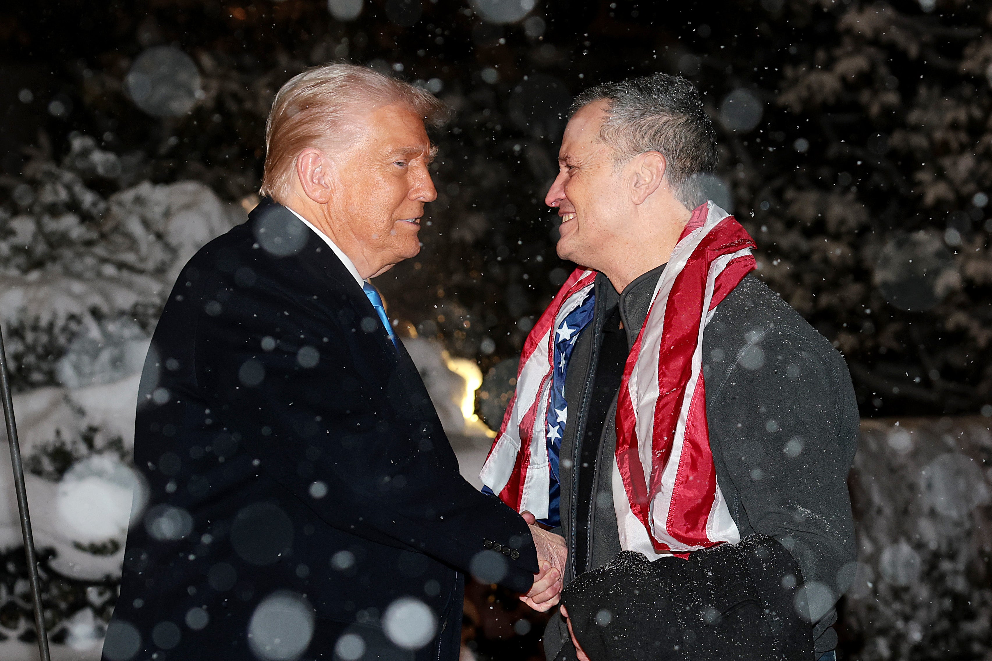 Fogel returned to the U.S. Tuesday night where he was greeted by President Donald Trump, who he called ‘a hero’