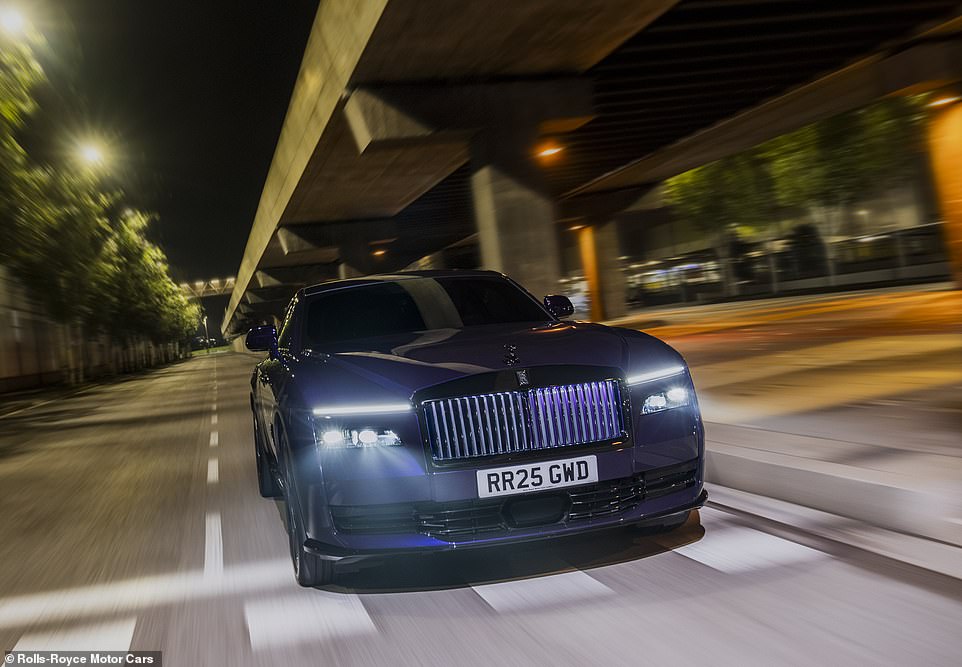 The most powerful Roll-Royce EVER! New Black Badge Spectre is a £320k electric vehicle with a feature that's inspired by one used by Spitfire pilots in WW2