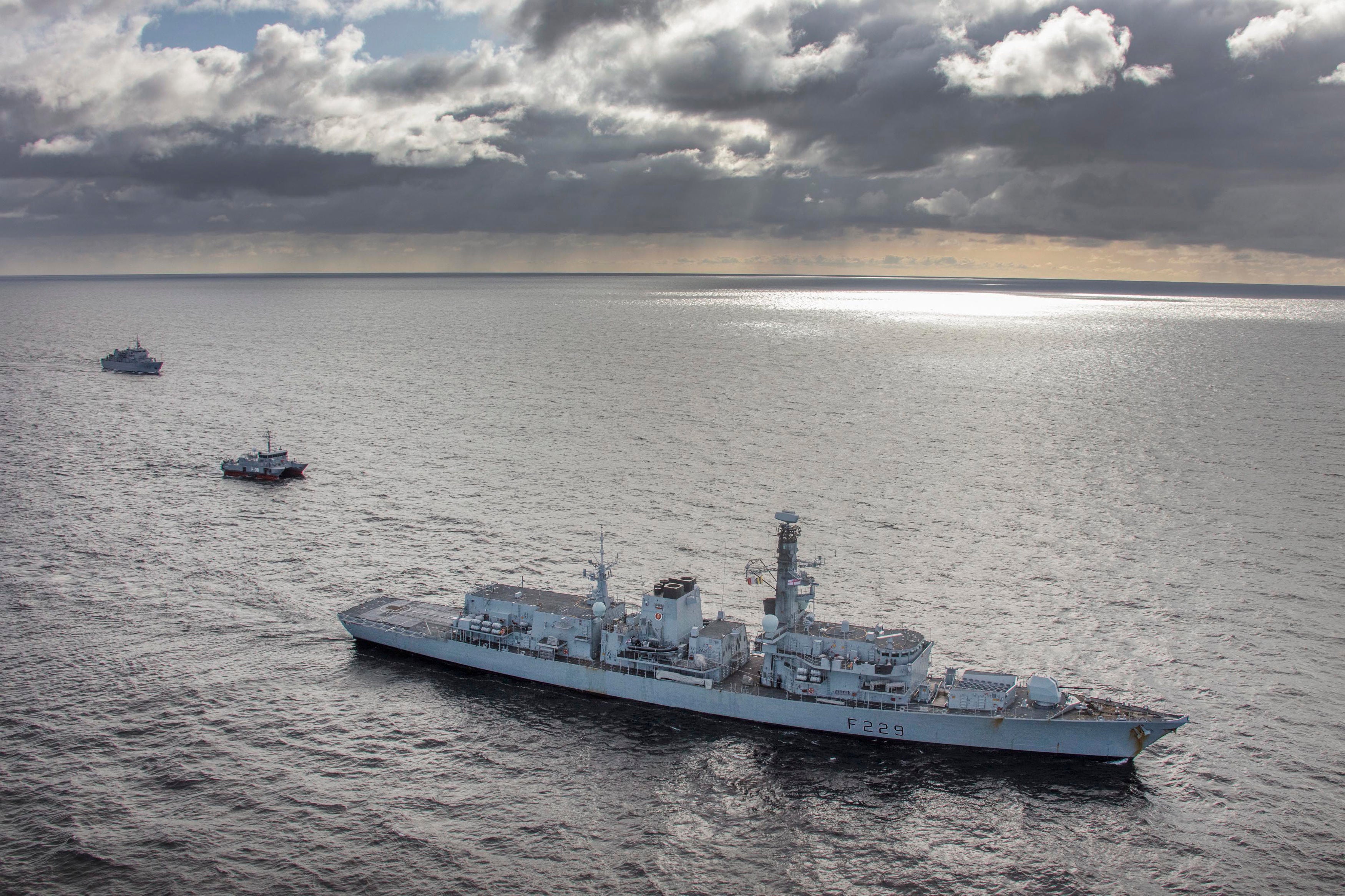 Type 23 frigates like HMS Lancaster are coming to the end of their lives (PA)