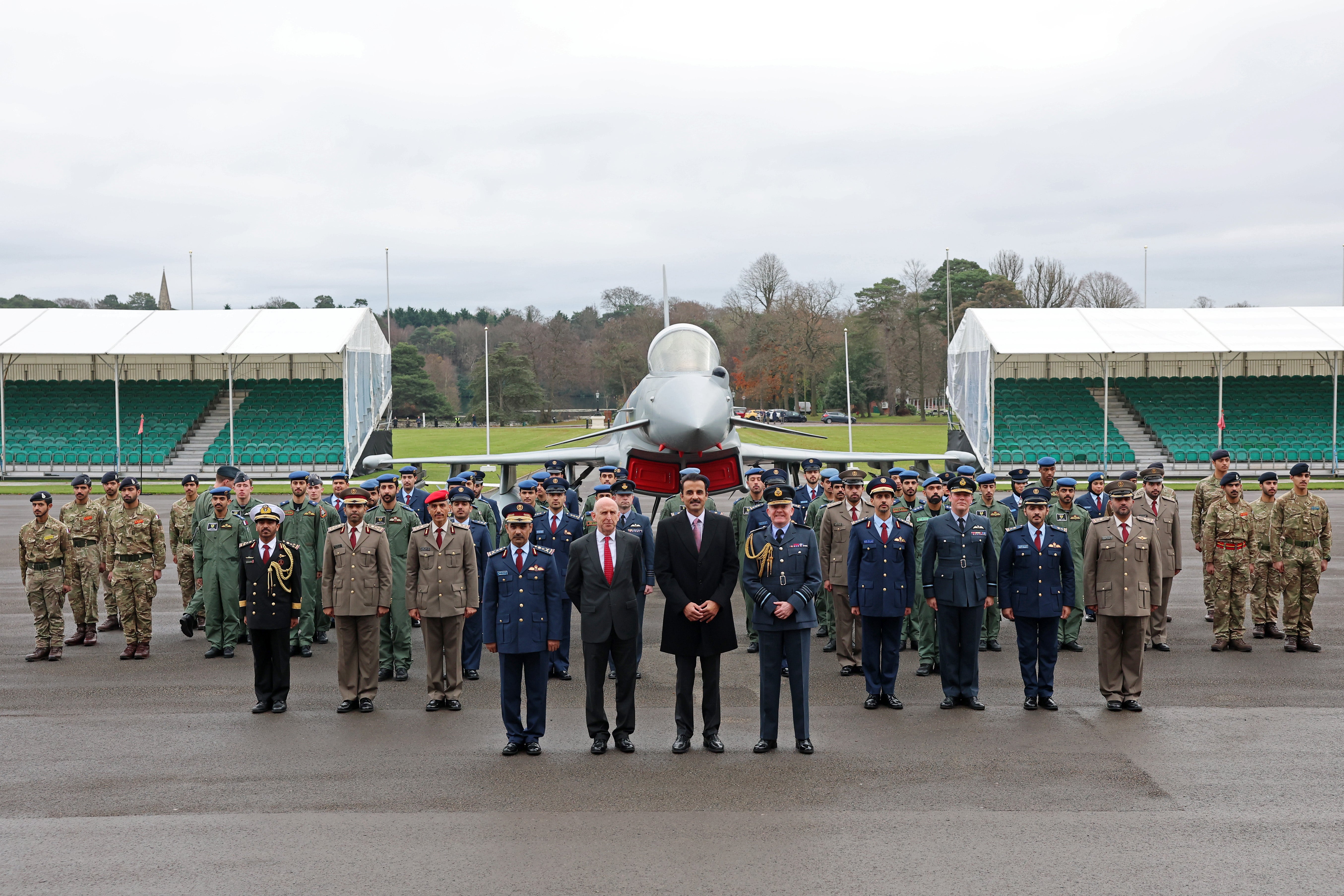 The Uk relies heavily on its fleet of Eurofighter Typhoons, build by Britain, Germany, Italy and Spain.