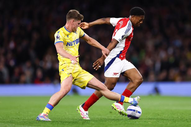 Action from Arsenal's draw with Crystal Palace 