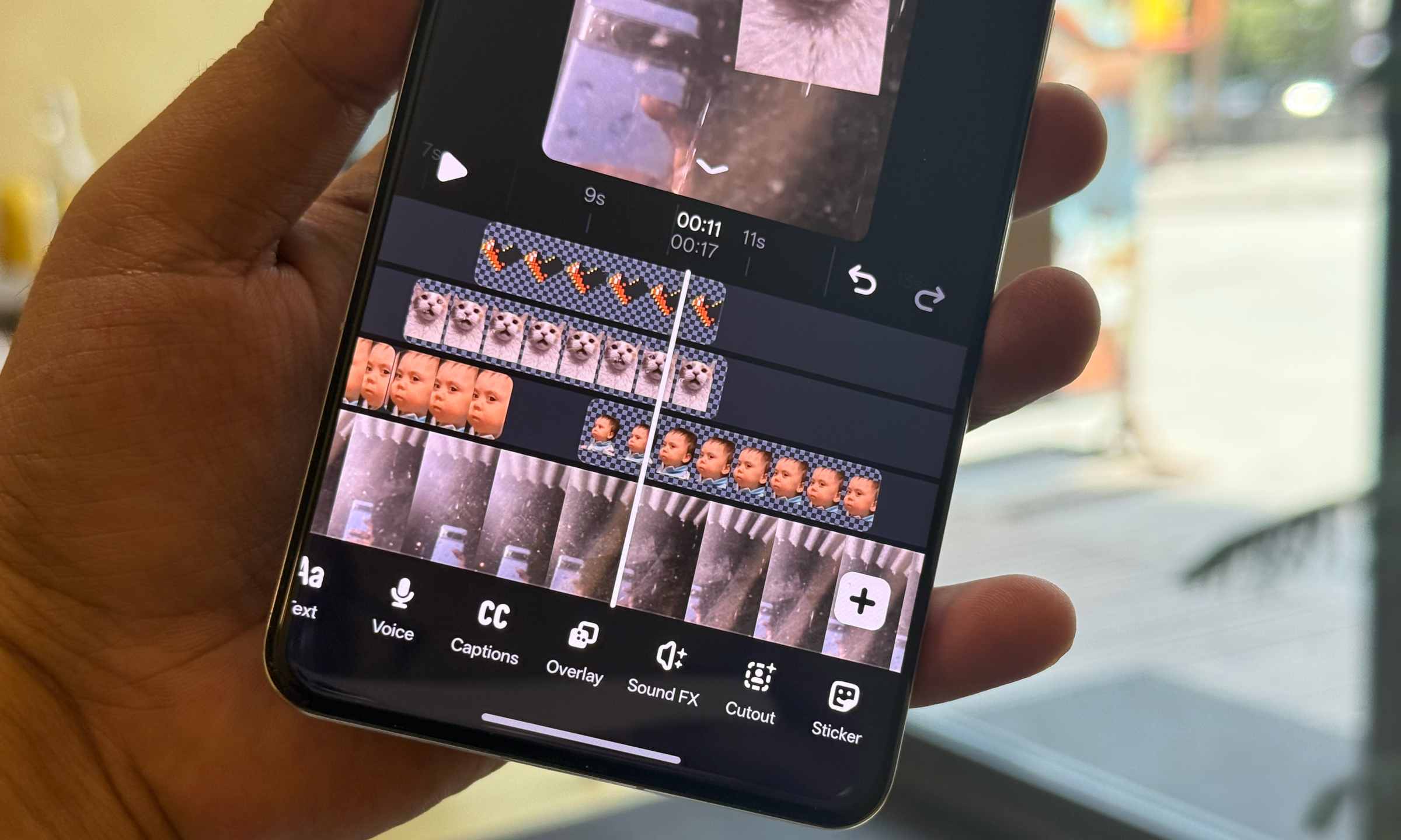 Timeline edit in Edits app by Instagram.