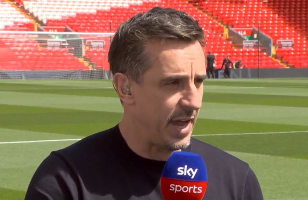 Gary Neville speaking to Sky Sports