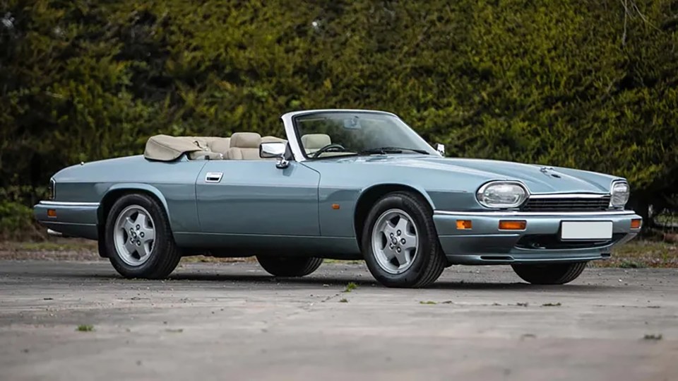 Jaguar XJS convertible.