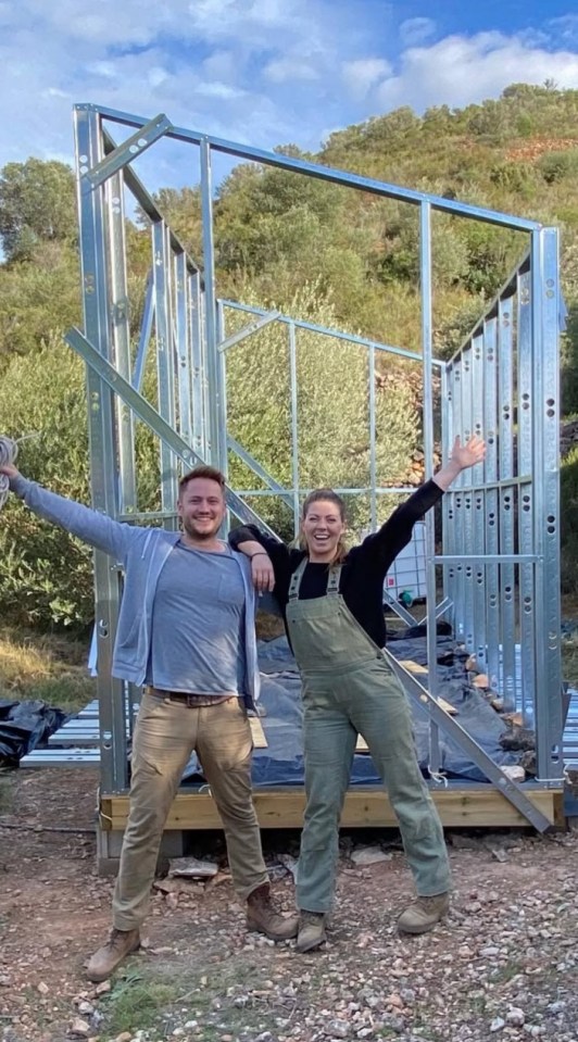 We ditched UK for Spain, , , Five years ago, mum-of-one Katie Smith and husband Danny, 37, ditched office jobs in the UK and used money theyd save for their wedding to buy a dilapidated two room stone house and 12.5 acres of land in a  popular holiday hotspot.