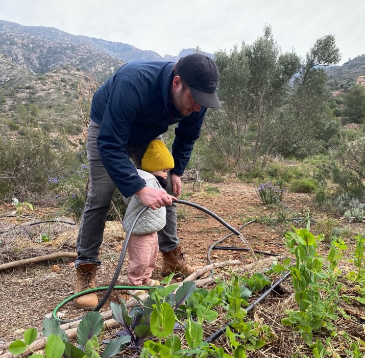 We ditched UK for Spain, , , Five years ago, mum-of-one Katie Smith and husband Danny, 37, ditched office jobs in the UK and used money theyd save for their wedding to buy a dilapidated two room stone house and 12.5 acres of land in a  popular holiday hotspot.