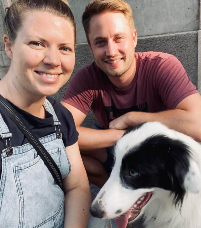 We ditched UK for Spain, , , Five years ago, mum-of-one Katie Smith and husband Danny, 37, ditched office jobs in the UK and used money theyd save for their wedding to buy a dilapidated two room stone house and 12.5 acres of land in a  popular holiday hotspot.