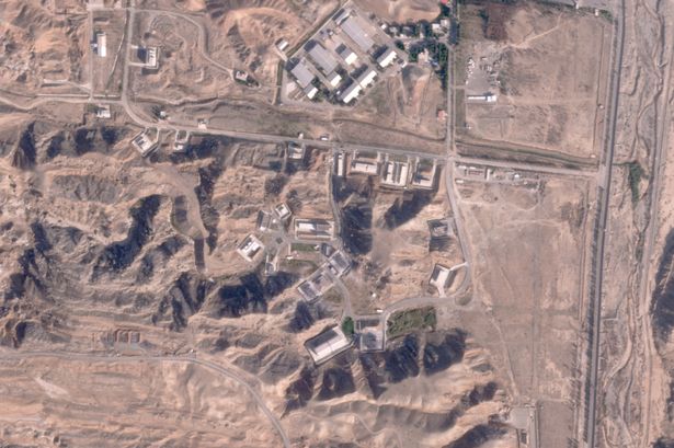 A satellite photo of a military base near Tehran linked to Iran's nuclear programme 