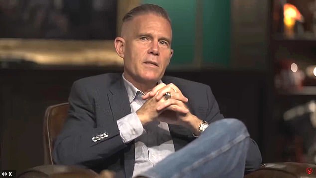 Retired Air Force Lieutenant General Steven Kwast (pictured) claimed China is mining helium-3 from the moon and it could give them enough power to crack any code in the world
