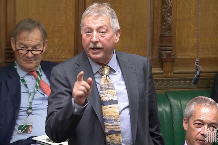 DUP MP Sammy Wilson speaking in the House of Commons